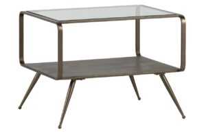 Hoorns Mosazný konferenční stolek Clyde 60 x 50 cm