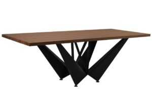 Hnědý dubový jídelní stůl Windsor & Co Volans 220 x 100 cm