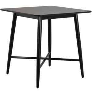 Černý jasanový barový stůl ROWICO LOTTA 90 x 90 cm