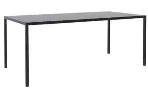 Take Me Home Černý kovový jídelní stůl Simplico 200 x 90 cm