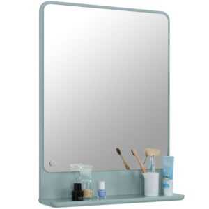 Světle zelené lakované koupelnové zrcadlo Tom Tailor Color Bath 70 x 52 cm