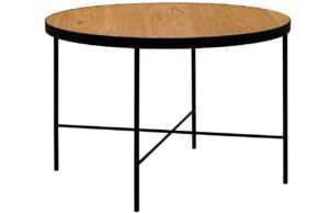 Dubový konferenční stolek MICADONI STEPPE 60 cm
