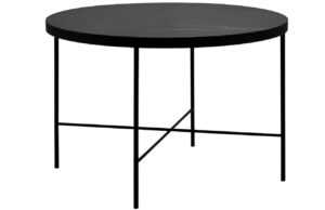 Černý mramorový konferenční stolek MICADONI STEPPE 60 cm