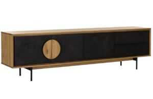 Masivní dubový TV stolek Cioata Veneto 242 x 48 cm