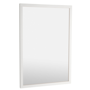 Bílé lakované nástěnné zrcadlo ROWICO CONFETTI 60 x 90 cm