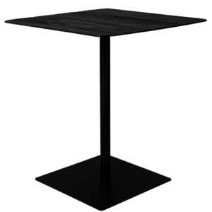 Černý borovicový bistro stolek DUTCHBONE Braza Square 70 x 70 cm