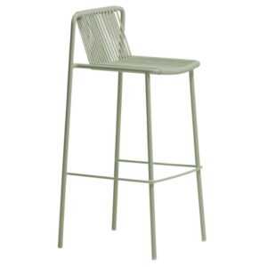 Pedrali Zelená kovová barová židle Tribeca 3668 77