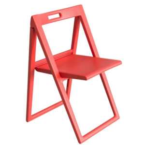 Pedrali Červená plastová skládací židle Enjoy 460