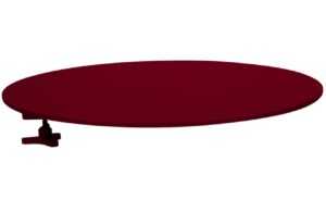 Červený přídavný odkládací stolek Fermob Bellevie 36 cm