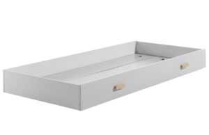 Bílá lakovaná zásuvka k posteli Vipack Kiddy 194 x 94 cm