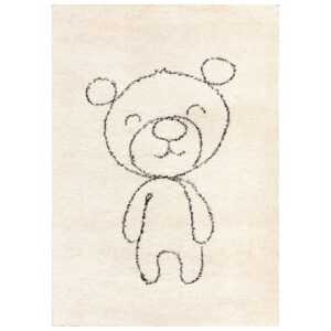 Yellow Tipi Béžový dětský koberec Teddy Bear 120 x 170 cm