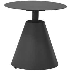 Antracitový hliníkový zahradní odkládací stolek No.113 Mindo 50 cm
