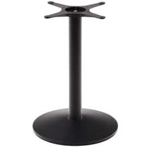 Větší černá kovová podnož k barovému stolu Kave Home Esilda 96 cm