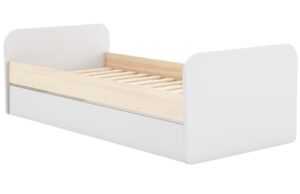 Bílá lakovaná dětská postel Marckeric Esteban II. 90 x 190 cm
