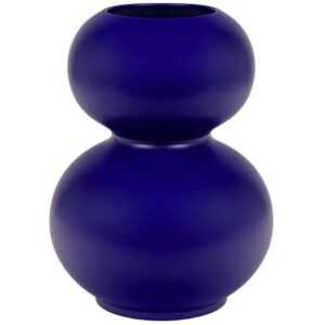 Noo.ma Modrá keramická váza Tuga 30 cm