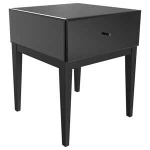 Černý noční stolek Miotto Saviano 45 x 45 cm