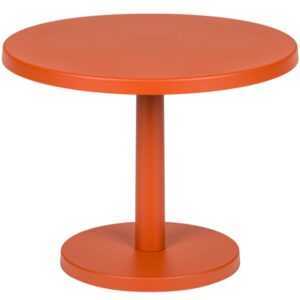 noo.ma Oranžový kovový odkládací stolek Odo 52 cm