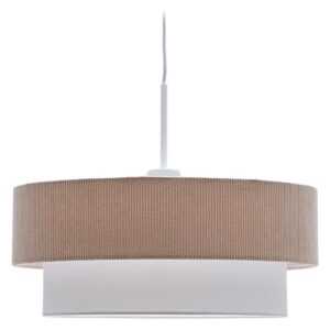Béžové závěsné světlo Kave Home Bianella 40 cm