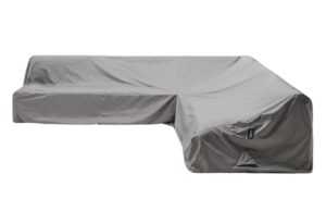 Šedý ochranný obal na zahradní rohovou pohovku Kave Home Iria 270 x 270 cm