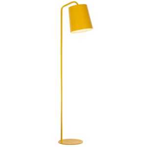 Žlutá kovová stojací lampa Nova Luce Stabile 188 cm