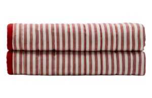 Červený bavlněný přehoz Kave Home Sini 90 x 200 cm