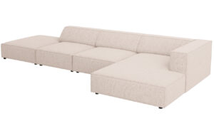 Béžová čalouněná rohová pohovka Cosmopolitan Design Arendal 341 cm