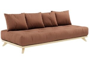 Hnědá trojmístná pohovka Karup Design Senza 200 cm