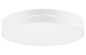 Bílé kovové stropní LED světlo Nova Luce Wheel 45 cm