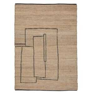 Jutový koberec Kave Home Velira 160 x 230 cm