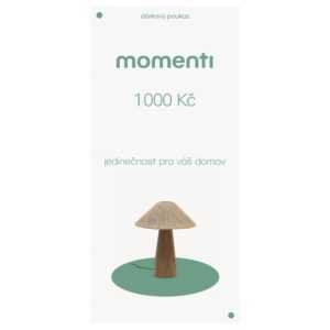 momenti Designový poukaz 1000 Kč