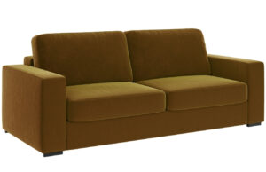 Mesonica Sametová rozkládací pohovka Lago 241 cm