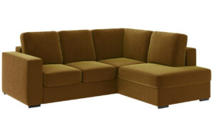 Mesonica Sametová rozkládací pohovka Lago 241 cm