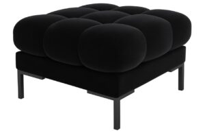 Micadoni Sametová podnožka Mamaia 60 x 60 cm