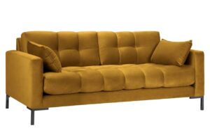 Micadoni Sametová pohovka Mamaia 217 cm