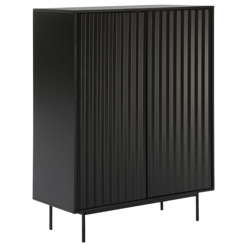 Černá lakovaná komoda Teulat Sierra 97 x 45 cm