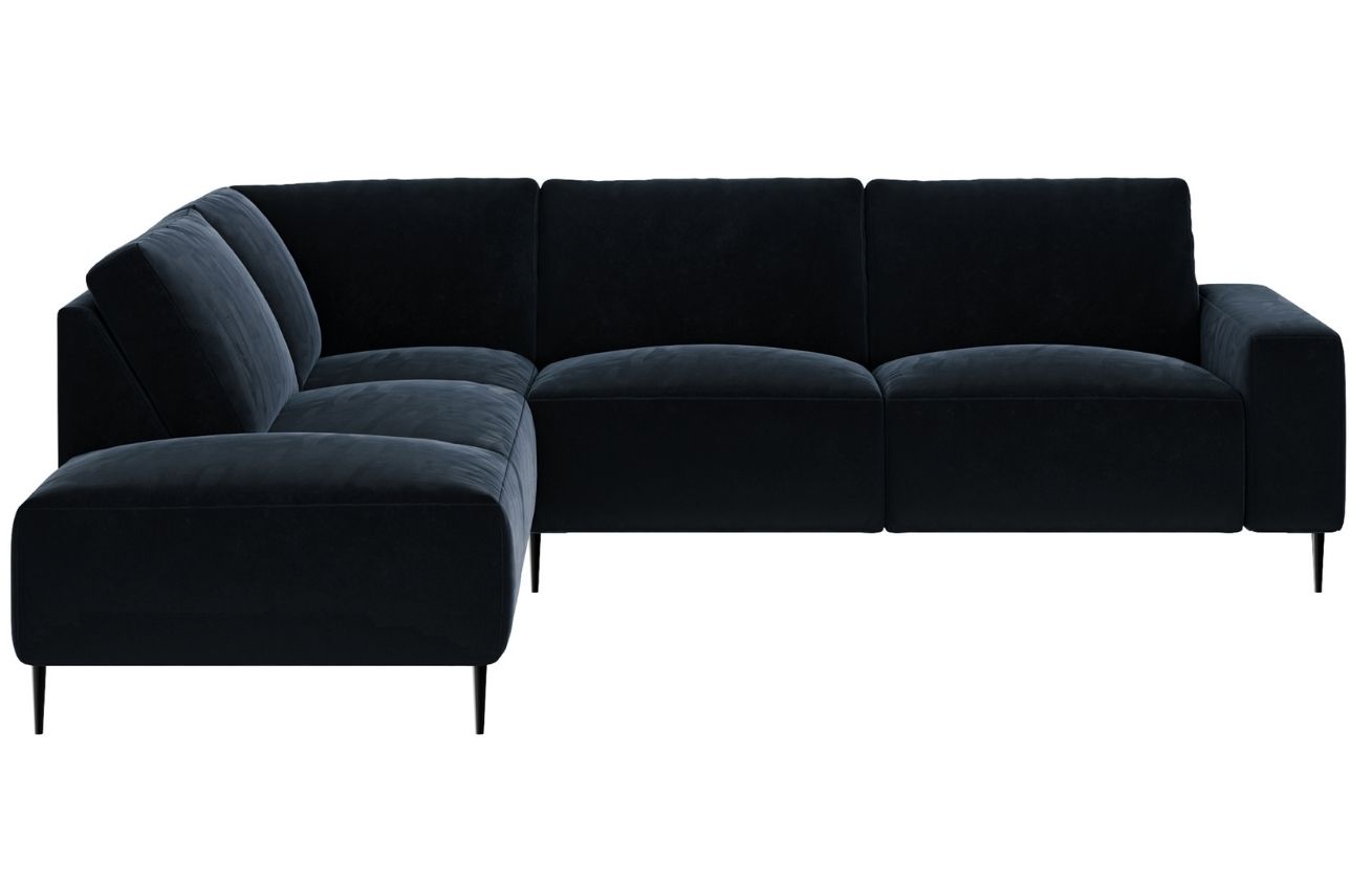 Ghado Sametová rohová pohovka Tendo 305 cm