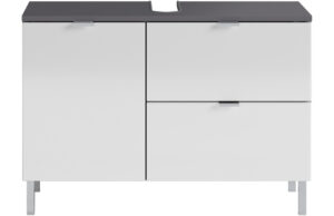 Germania Bílo-šedá umyvadlová skříňka Mauresa 80 x 34 cm