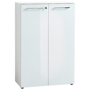 Germania Bílá kancelářská skříňka Monteria 120 x 80 cm