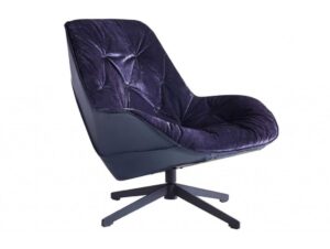 Miotto Sametové otočné křeslo Falcone