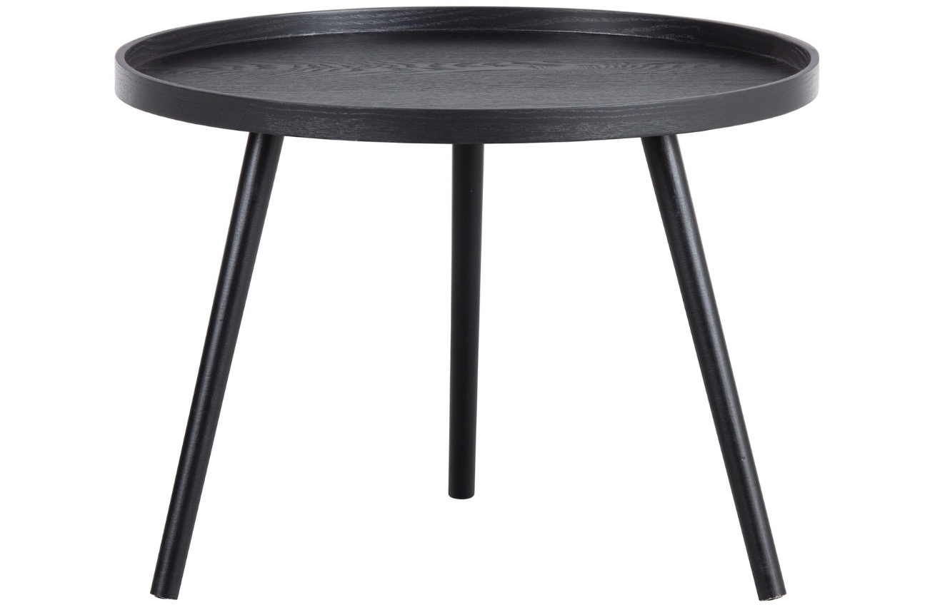 WOOOD Černý dřevěný konferenční stolek Mireli 60 cm