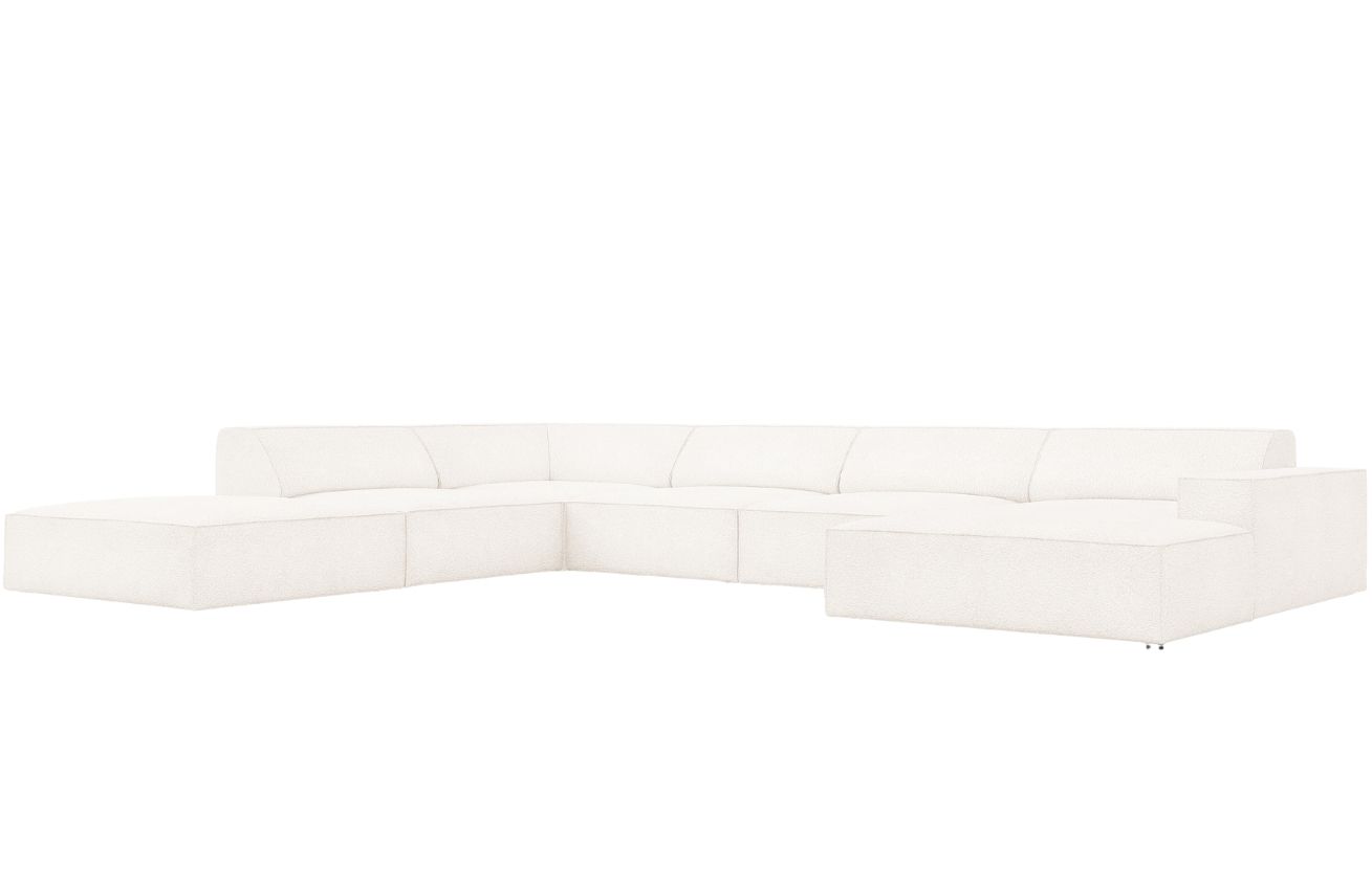 Micadoni Bouclé rohová pohovka Jodie 364 cm