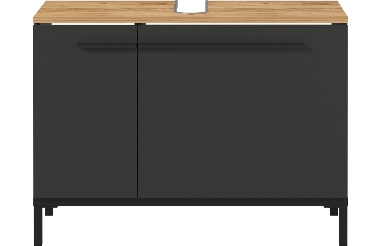 Germania Tmavě šedá umyvadlová skříňka Yonkers 80 x 34 cm