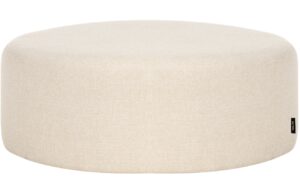 noo.ma Béžový čalouněný puf Folk 70 cm