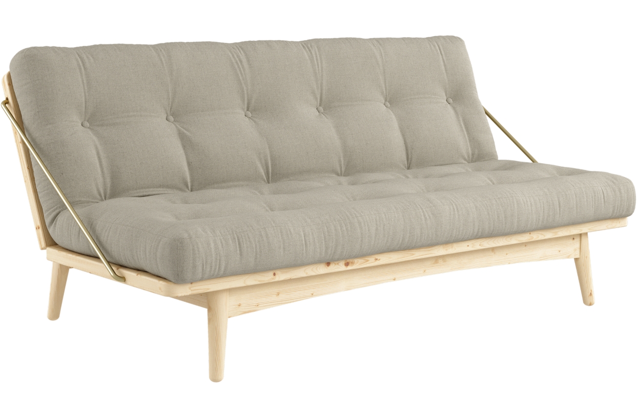 Karup Design Lněná rozkládací pohovka Folk 190 cm