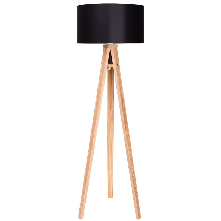 Černá stojací lampa RAGABA WANDA 140 cm