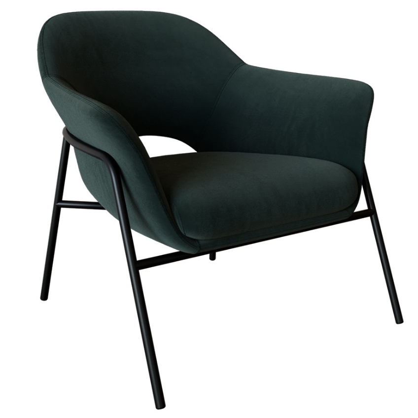 Miotto Sametové křeslo Salerno