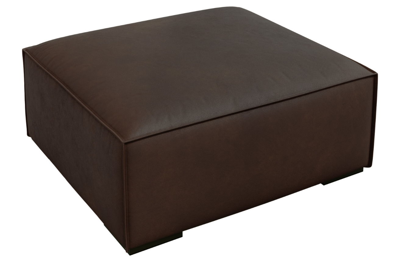 Windsor & Co Kožená podnožka Madame 100 x 100 cm