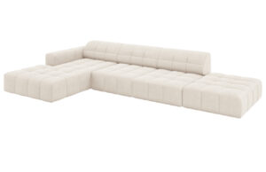 Cosmopolitan Design Sametová rohová pohovka Chicago 341 cm