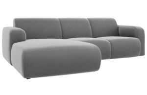 Windsor & Co Sametová rohová pohovka Lola 250 cm