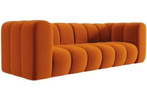 Micadoni Sametová pohovka Lupine 228 cm